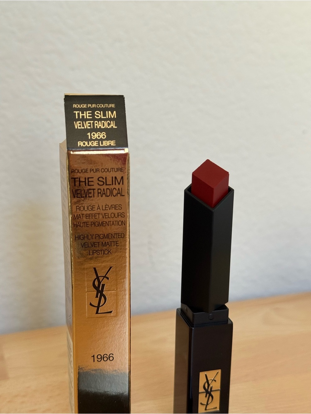 New YSL The Slim Velvet Radical Matte Lipstick - 2g - Color 1966